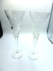2 Waterford Crystal Celebration Toasting Flute Love Champagne Sean O’donnell