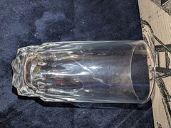 Vtg Arococ Crystal Tumbler Glasses Cut Glass 13 Oz. MCM 8 Set In Box France