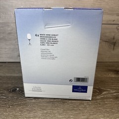 Villeroy & Boch Crystal Glass 7-3/8” White Wine Goblet 10 fl oz ~Set Of 4