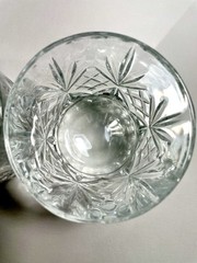Set of 2 Julia 24% Leaded Crystal Rocks Glasses Tumblers Made in Poland