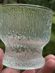 Indiana Glass Textured Crystal Ice 11oz Old Fashioned Glass Excellent Used Cond.
