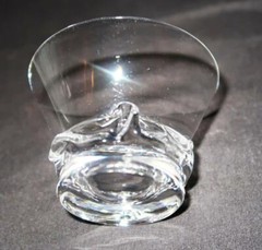 Daum French Crystal SORCY Caviar or Aperitif Glass, 2″ Tall x 2 7/8″