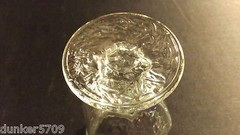 CLEAR CRYSTAL PEDESTAL SIX SIDED WINE GLASS 5 1/2 INCHES HIGH – 8 FLUID OUNCES