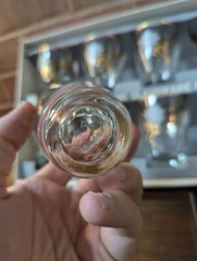 Vintage Libbey HOSTESS GLASSWARE SET of 8 24K Gold Accent – New in Original Box