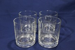 Ketel One Vodka Embossed Rocks Glass Old Fashioned Lowball Italy – Set of 4