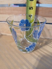 Rare Set of 8 Vintage CULVER Petite Fleur Rocks Glasses Mid-century Modern