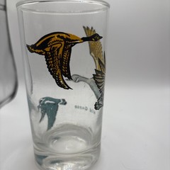 1950s Wild Geese Theme Silkscreened Highball Glass