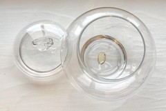 Lenox Hand-Blown Crystal Lidded Candy Jar/ Apothecary Jar