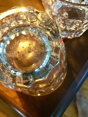 2 Stuart Crystal Abbey Cut whiskey tumbler Glasses 3.75”