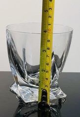 2Marked Mikasa Motion Double Old Fashioned Crystal Whiskey Glasses Discontinued