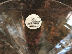 Pair Crystal Millennium (2) Champagne Flute Glasses Year 2000 Cristal d’ Arques