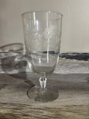 Set of 7 Libby Glenmore Iced Tea Glasses Cut 6-3/4″