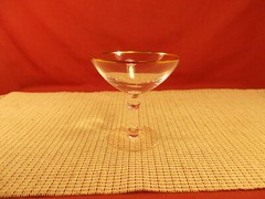 Noritake Crystal Celestial Pattern Champagne Sherbet Stem 4 3/8″ T x 4 1/2″ W