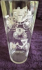 Vintage Libbey Horseless Carriage Highball Glass