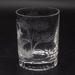 READ – Queen Lace Crystal «Kenyan African» Sable 8 OZ Tumbler Glass – 3 3/4″ #E