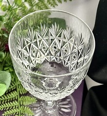 Wellington By Thomas Webb Water Goblet Cut Crystal Water Glasses 5 3/8″