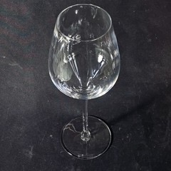 WILLIAMS-SONOMA OPEN KITCHEN ANGLE RED WINE GLASS, Blown Crystal, 9 1/2″, 22 Oz