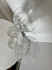 Mikasa INTERLUDE Crystal Toasting Champagne Flutes 9.75″ Vintage Georgeous
