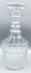 Cut Crystal 8 1/2″ Whiskey Decanter With Stopper