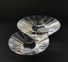 Miller Rogaska Crystal candlestick. 2 pcs .