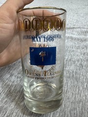 Owens-Illinois Newberry South Carolina Tumbler Glass May 1966 Plant Opening