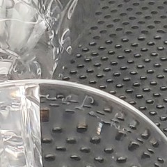 Set 3 Val St. Lambert GOETHE MILLET Teardrop Cut Crystal Water Wine Glass Signed