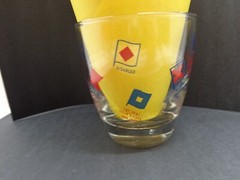 Enco Signal Flag tumbler glass in excellent condition.