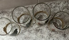 Vintage Juice Glasses Anchor Hocking Rooster Tumblers Farmhouse Country -4