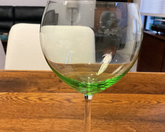 Lenox Tuscany Green Balloon Wine Glass Crystal Stemware