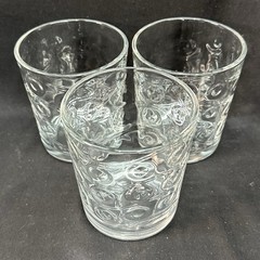 Circleware Crystal ‘Parade’ Double Old Fashioned Whiskey Glass, Set of 3