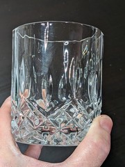 Galway Crystal Glasses Lot of 2 Ireland Double Old Fashioned Whiskey