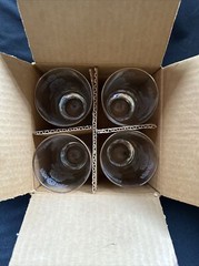 RARE Queen Esther Pattern Libbey Glassware 10 oz Set of 4 In Original Box NOS