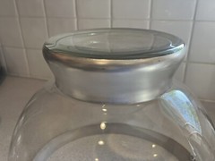 Rare MCM Dorothy Thorpe Silver Band Footed Punch Bowl With 10 Roly Poly Glasses