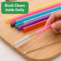 Replacement Straws for Stanley 40 oz Tumbler 10 Pack with Brush