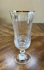 Iced Tea Glasses “Aurea Gold” By Royal Crystal Rock Set Of 6 Made In Italy