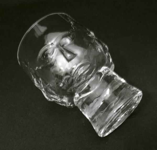 ERIK HOGLUND KOSTA BODA FACES CHALICE GOBLET MID CENTURY SWEDISH ART GLASS 3