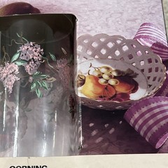 Corelle Impressions Calaway Evasion 16 oz. Drinking Glasses (4) New Wisteria