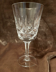 Gorham Crystal «Stanford» ~ Water Goblet ~ Signed ~ Excellent Condition