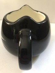 Black Cat Cup Ceramic Mug Feline Cute White Whisker Cat Shaped Coffee Decor VGPC