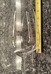 RIEDEL WINE GLASSES, Lead Free Crystal, 24 oz, 4 Glasses