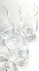 Claudia by Import Assoc Vintage 1980’s Champagne Flutes set of 6-6 3/4″ Tall 4oz