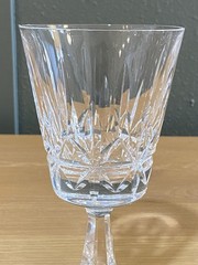 Waterford Crystal ROSSLARE Water Wine Goblet Ireland with Original Sticker