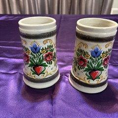 Vintage West German Beer Stein Mug Bavarian Folk Art Joska Stoneware Oktoberfest