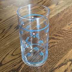 Vintage Corelle Drinking Glasses Subtle Blue Set of 3