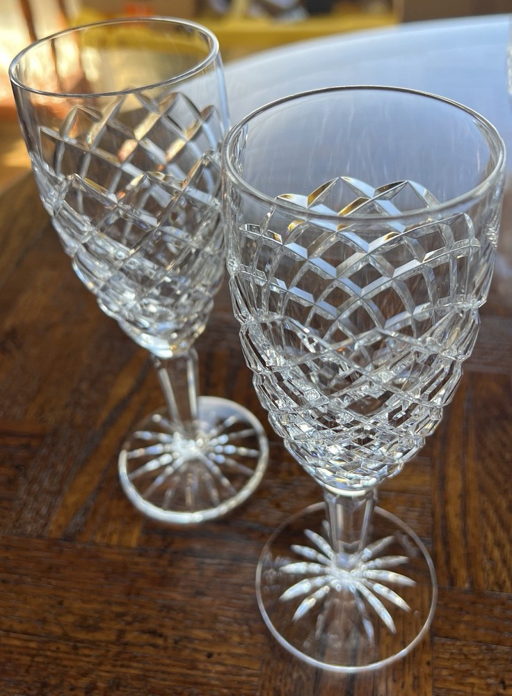 Waterford Comeragh Fluted Champagne. Sold As A Pair. Excellent Condition