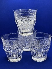 Mikasa Titan Double Old Fashioned Glasses with Coasters – Set of 4/NIB
