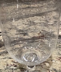 4 HTF MIKASA FRANCE CHEERS ICE TEA ETCHED SWIRLS, DOTS, HORIZ, VERT 7 1/2”T