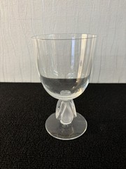 Wine Glasses No. 4 Bellini Model In Lalique Crystal H: 14 Cm