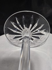Waterford Crystal Laurel Champagne Flute 9 3/8″ Vintage Fluted Glass Ireland