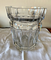 Mid-Century Baccarat Crystal HARCOURT Champagne, Wine or Ice Bucket 9″ Tall